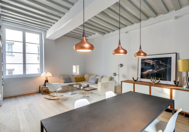 Không gian thanh lịch trong căn hộ 50 m2