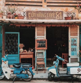 Thiết kế quán cafe theo phong cách cổ xưa