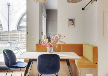 Phòng ăn nhỏ theo phong cách Scandinavian tinh tế