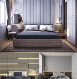 Mẫu nội thất phòng ngủ phong cách đương đại