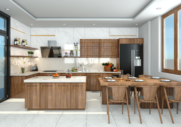 Mẫu tủ bếp được ưa chuộng hiện nay: Bí quyết tối ưu hóa không gian bếp hiện đại