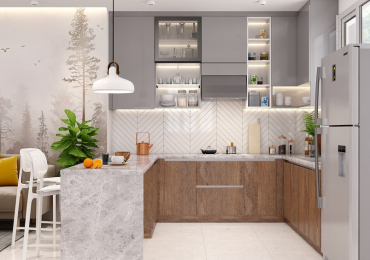 Nên bố trí diện tích phòng bếp bao nhiêu là hợp lý?