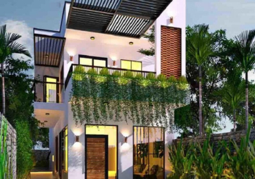5 mẫu nhà ống 2 tầng mang đến không gian sống tiện nghi và ngập tràn sắc xanh