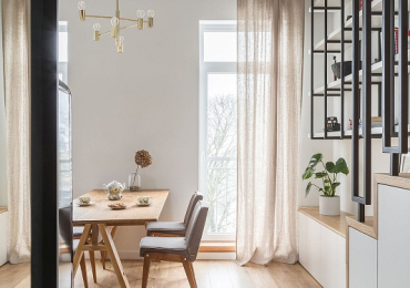 Căn hộ hiện đại có gác lửng giúp tiết kiệm không gian